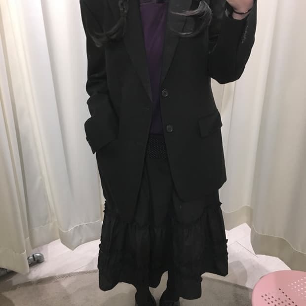 FARAGO 오버숄더 블레이저