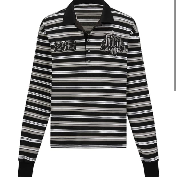 레씨토 86 럭비 스트라이프 pk 티셔츠