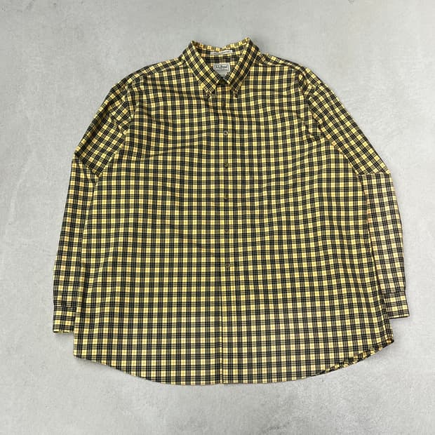 엘엘빈 워크 체크셔츠 s09552