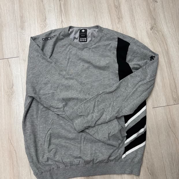 데상트 골프니트 그레이 XL