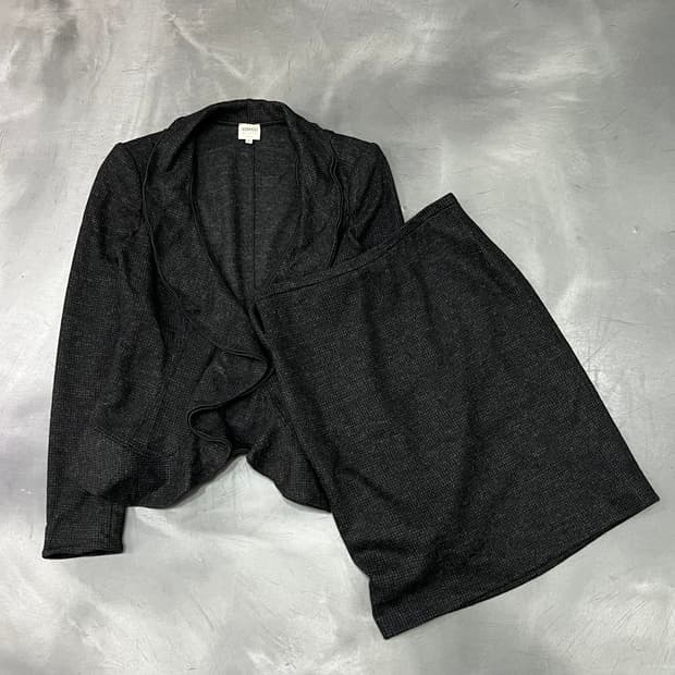  아르마니 꼴레지오니 디테일 울 셋업 y14929