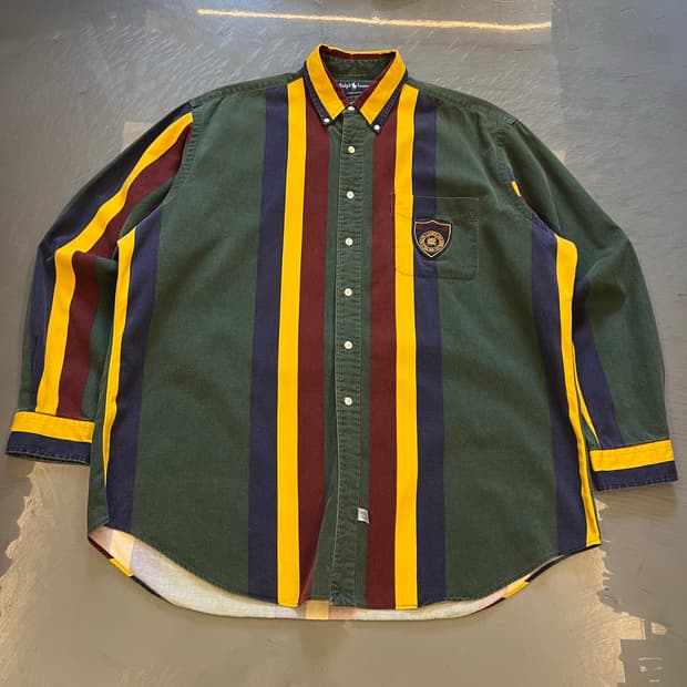 1990s Polo Ralph Lauren 폴로랄프로렌 스트라이프 셔츠