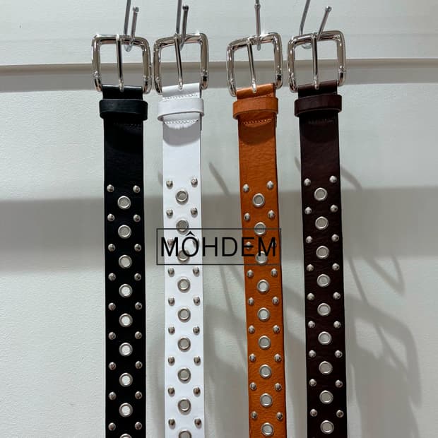 스트릿 아일렛 이태리소가죽 벨트