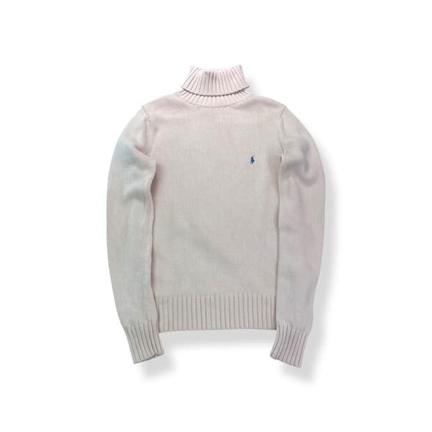 90 폴로 랄프로렌 스포츠 코튼 목폴라 니트