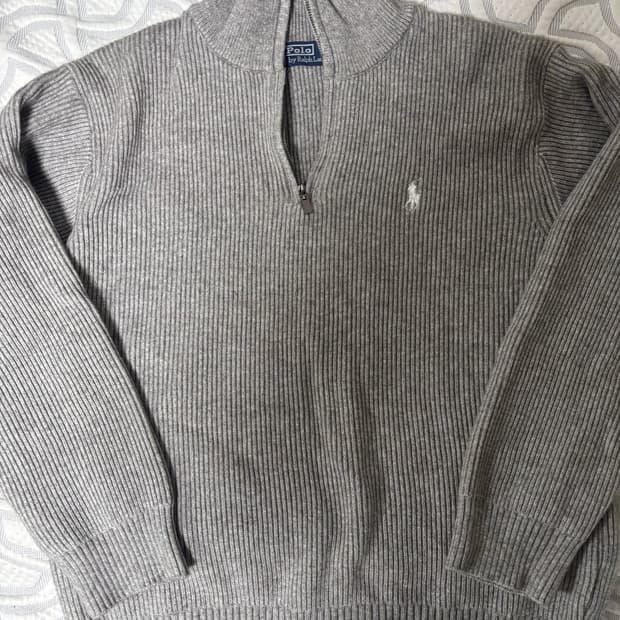 폴로 네즈 반집업 폴라니트 L