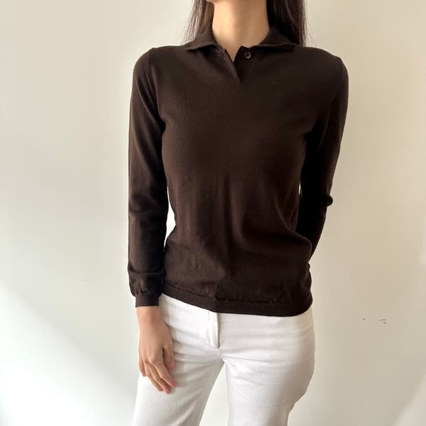 질샌더 jil sander pk 카라 니트