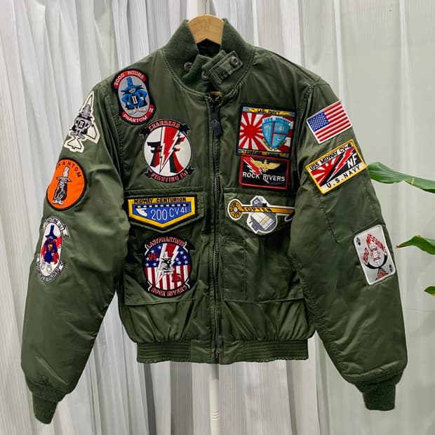 U.S. NAVY 비행대 G-8 WEP 플라이트 재킷 1764