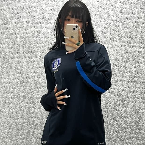 나이키 스포티 스톰핏 KFA 국가대표 쉘탑 롱슬리브 L C10862