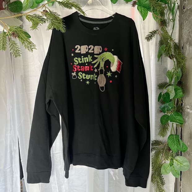 빈티지 크리스마스맨투맨