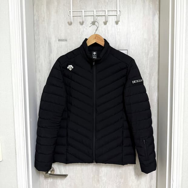 남성 95 / 데상트 덕다운 경량패딩 블랙