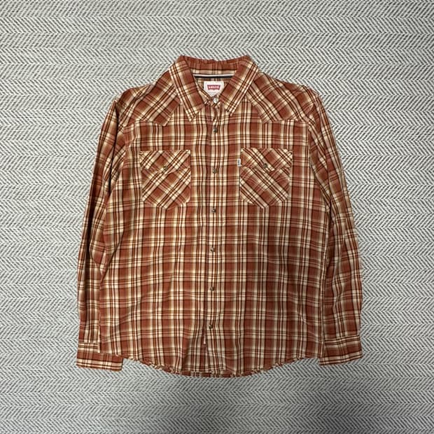 LEVI'S white tab western shirt