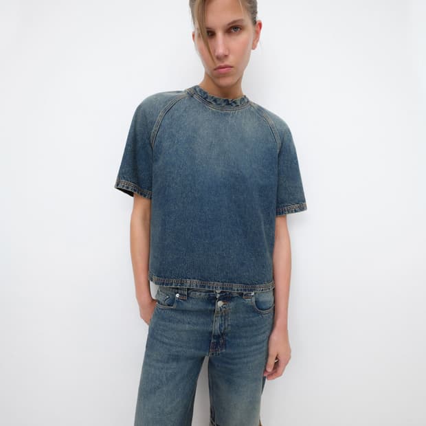 [S]기마구아스 Corinne 데님 티셔츠