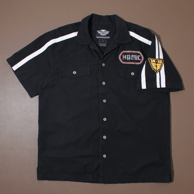 Harley-Davidson 할리 데이비슨 H-D 패츠 워크 반팔 셔츠