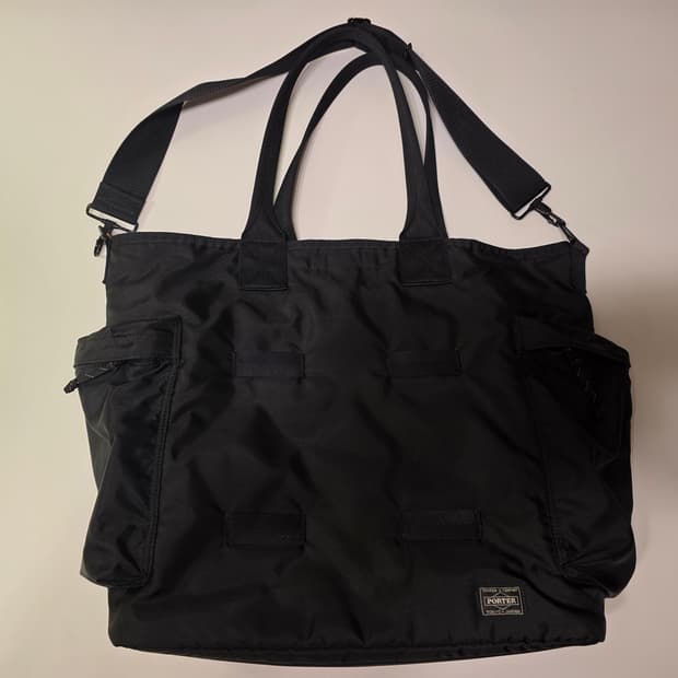 포터 포스 2way 토트백 블랙 (이너백 포함)