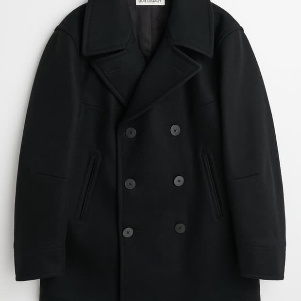 아워레가시 멜튼 울 피코트 46 