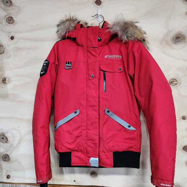 146) 디스커버리 구스다운 숏패딩