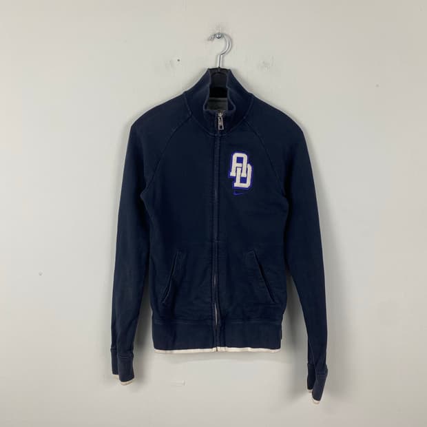 나이키 올드스쿨 네이비 집업 코튼져지 S <570>