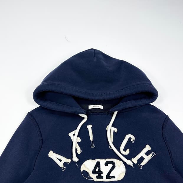 아베크롬비 뉴욕 피치 네이비 후드티 (S)