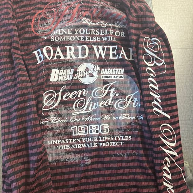 에어워크 레이어드 스프라이트 프린팅 롱슬리브