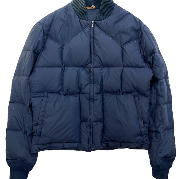 쇼트 구스다운 웨스턴 패딩