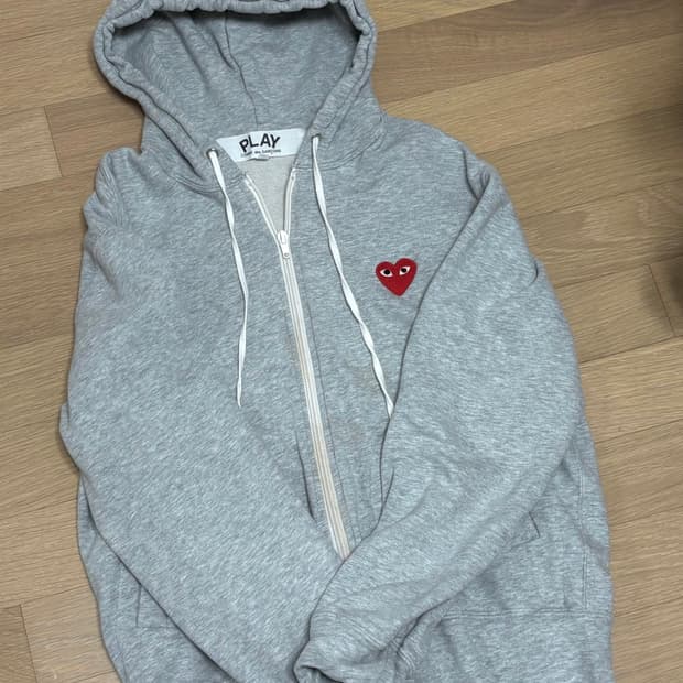 꼼데가르송 후드 집업 M