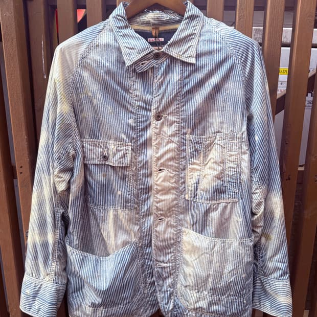 캐피탈 스트라이프 초어자켓 