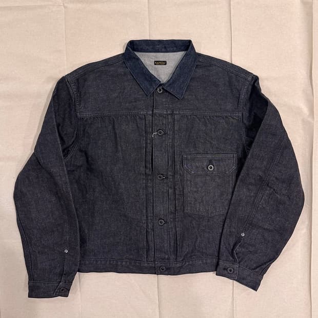 캐피탈 14온즈 데님 1st 자켓 블랙 4/XL