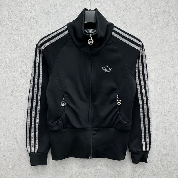 85 아디다스 글리터 로고 여자 져지 트랙탑