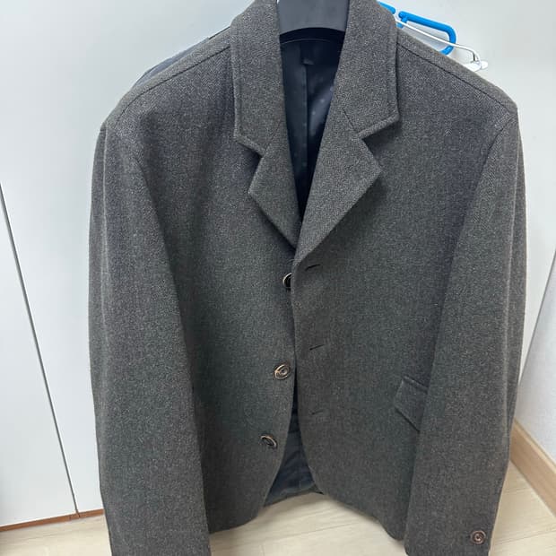 정가50) 커스텀멜로우 헤링본 울 자켓(블레이저)