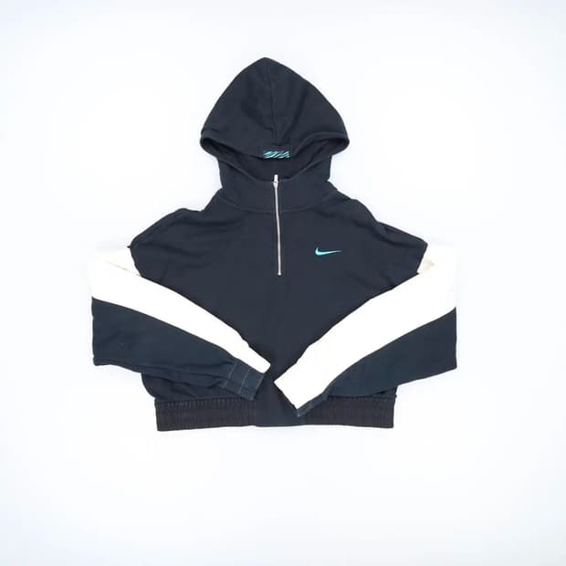 [XL] 나이키 아이콘 클래쉬 크롭 하프 집업 후드티  0105J