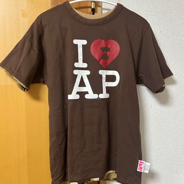 A BATHING APE 리버시블 반팔티