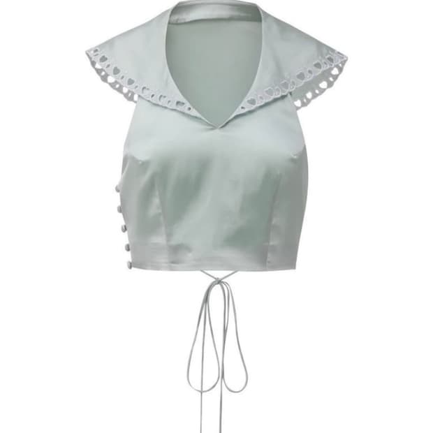 노드레스 nodress 세일러 민트탑 나시