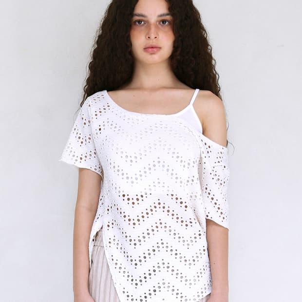 폴리수엠 punched slouchy jersey set