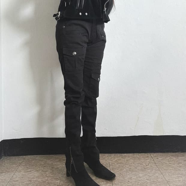 발망 은장 포켓 바이커데님