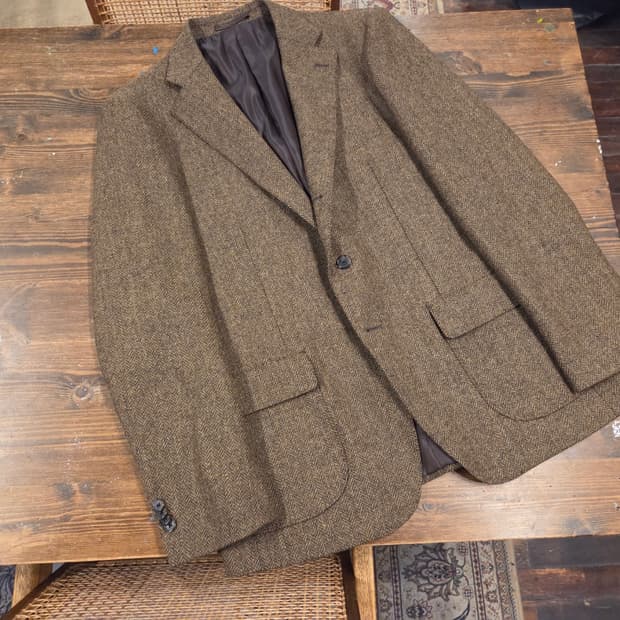 맨온더분 트위드자켓