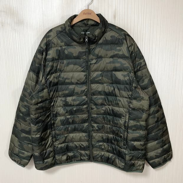 아마존에센셜 빅사이즈 카모플라쥬 라이트패딩자켓 XXL