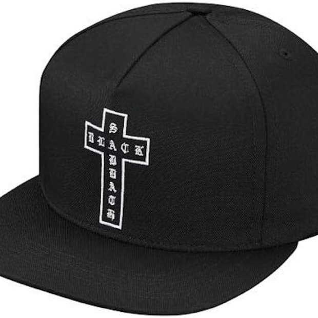 슈프림 블랙사바스 모자