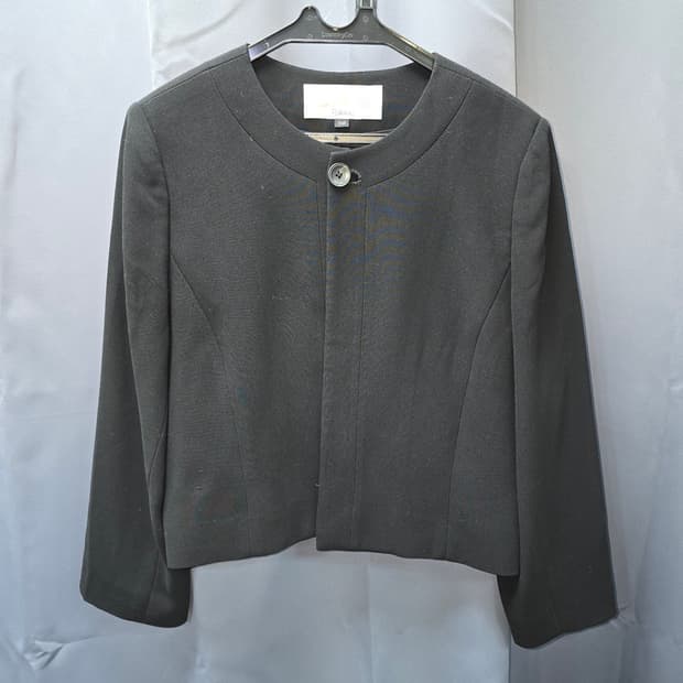 Chloe 라운드넥 자켓 블랙 (2395)