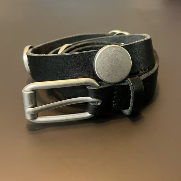 (남녀공용.희소) 자라 슬림 레더 벨트