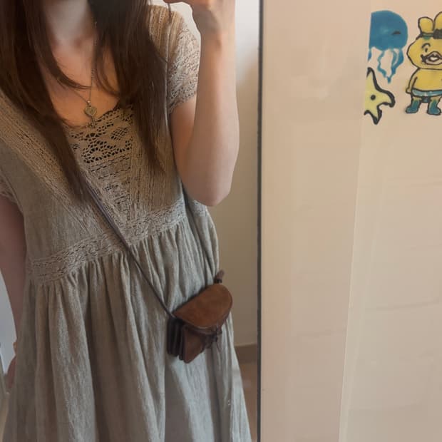 빈티지 레이스 원피스 모리걸 아오이유우st