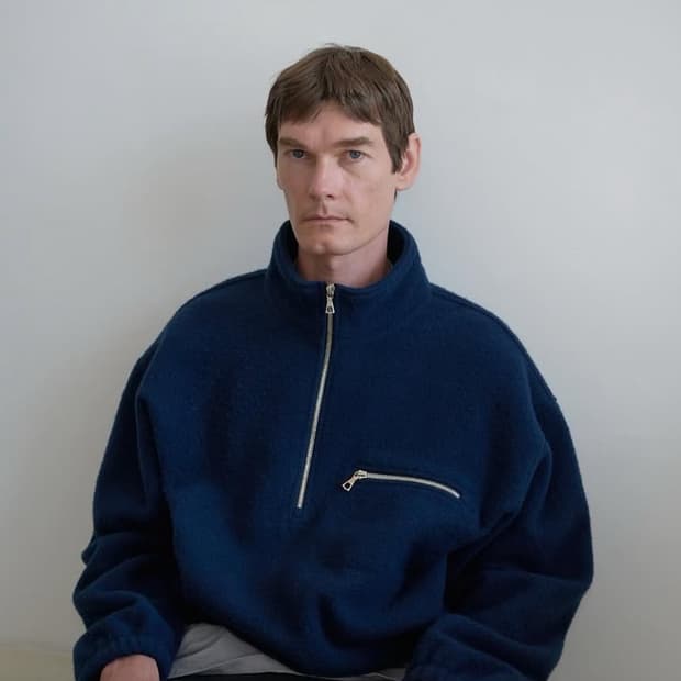 25fw RIER 플리스 자켓 (S) 네이비