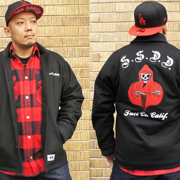 퍽트 FUCT SSDD 울 스타디움 자켓 S