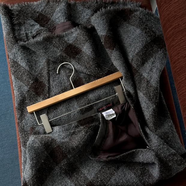 Boucle tweed fabric lough finish loose s