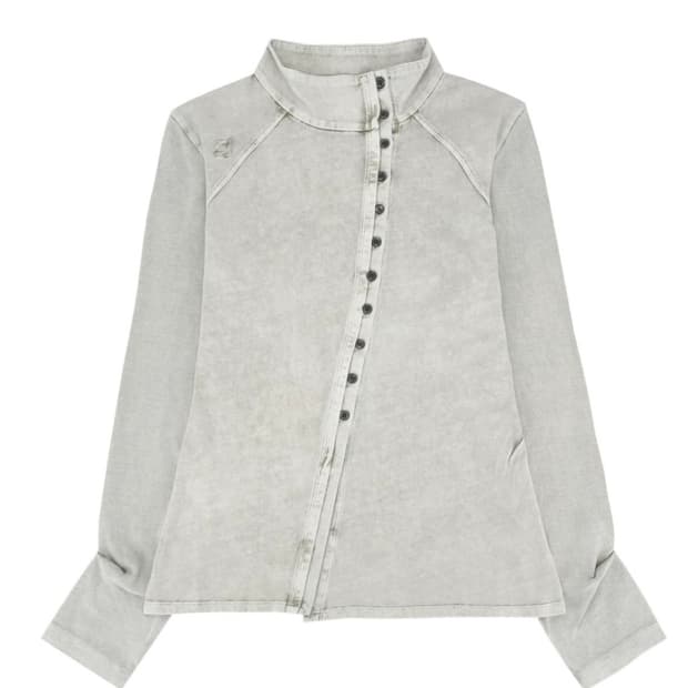 미스치프 워시드 저지 셔츠 라이트 베이지 M