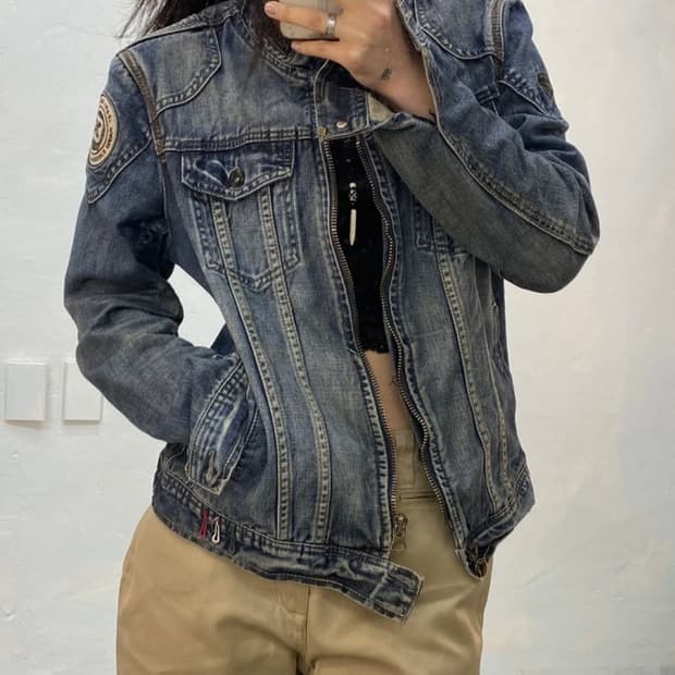 [9760]Dsqdashiqi washed denim jacket#