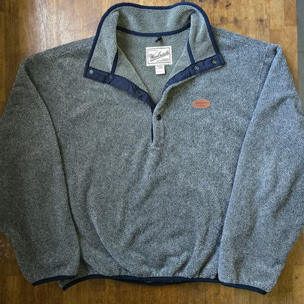 WOOLRICH 울리치 스냅티 플리스 Made In USA 