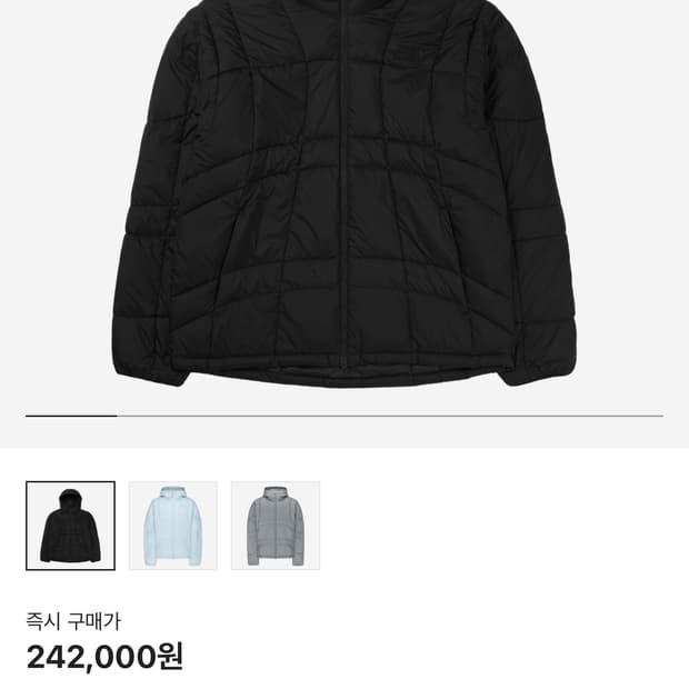 M)노스페이스 화이트 라벨 웨이브 LT 온 자켓 블랙