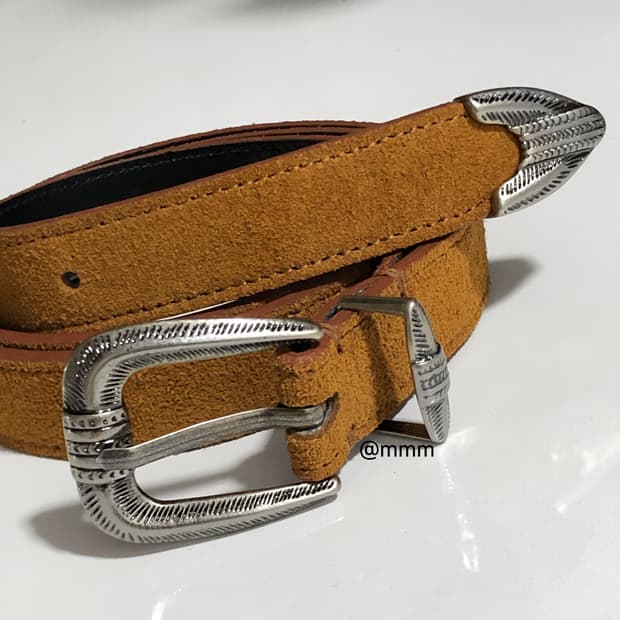 [Unisex] 리얼 스웨이드 클래식 웨스턴 벨트