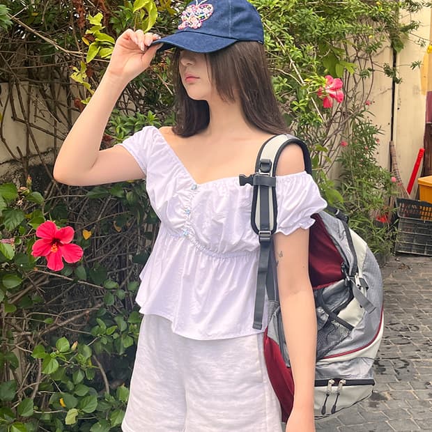 루루서울 오로즈 블라우스 핑크 구해요