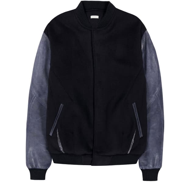 M) 엑슬림 ep.8 바시티 자켓 네이비 미디움사이즈